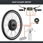 1000W/1500W Electric Bicycle Front/Rear Wheel   Tire E Bike Conversion Motor Kit