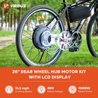 1000W/1500W Electric Bicycle Front/Rear Wheel   Tire E Bike Conversion Motor Kit