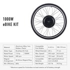 1000W/1500W Electric Bicycle Front/Rear Wheel   Tire E Bike Conversion Motor Kit