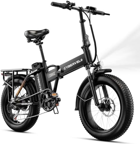 1000W Folding Electric Bike 48V 20AH Removable Battery EBike 30 MPH 80 Miles Max Range Electric Bike for Adults  20 Fat TireFoldable ebike  Adult Electric Bicycles