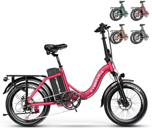 1000W Folding Electric Bike 48V 20AH Removable Battery EBike 30 MPH 80 Miles Max Range Electric Bike for Adults  20 Fat TireFoldable ebike  Adult Electric Bicycles