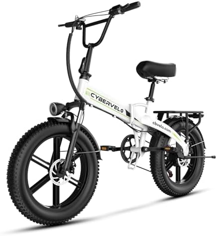 1000W Folding Electric Bike 48V 20AH Removable Battery EBike 30 MPH 80 Miles Max Range Electric Bike for Adults  20 Fat TireFoldable ebike  Adult Electric Bicycles