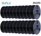 10KG/20KG SUNLU ASA PETG PLA PLA 2 0 PLA Matte PLA Meta SILK ABS EABS Filament