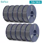 10KG/20KG SUNLU ASA PETG PLA PLA 2 0 PLA Matte PLA Meta SILK ABS EABS Filament
