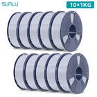 10KG/20KG SUNLU ASA PETG PLA PLA 2 0 PLA Matte PLA Meta SILK ABS EABS Filament