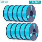 10KG/20KG SUNLU ASA PETG PLA PLA 2 0 PLA Matte PLA Meta SILK ABS EABS Filament