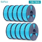10KG/20KG SUNLU ASA PETG PLA PLA 2 0 PLA Matte PLA Meta SILK ABS EABS Filament