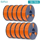 10KG/20KG SUNLU ASA PETG PLA PLA 2 0 PLA Matte PLA Meta SILK ABS EABS Filament