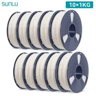 10KG/20KG SUNLU ASA PETG PLA PLA 2 0 PLA Matte PLA Meta SILK ABS EABS Filament