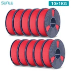 10KG/20KG SUNLU ASA PETG PLA PLA 2 0 PLA Matte PLA Meta SILK ABS EABS Filament