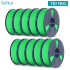 10KG/20KG SUNLU ASA PETG PLA PLA 2 0 PLA Matte PLA Meta SILK ABS EABS Filament