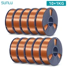 10KG/20KG SUNLU ASA PETG PLA PLA 2 0 PLA Matte PLA Meta SILK ABS EABS Filament