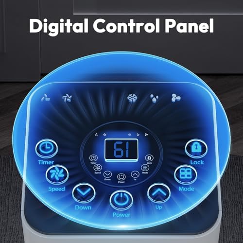 10 000 BTU Portable Air Conditioners  Portable AC With Remote for Room to 450 sq ft 3 in 1 Air Conditioner With Dehumidification/Air Circulation/Timer And Window Kit