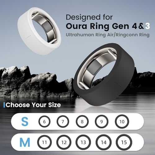 10 Pack Ring Cover Compatible with Oura Ring Gen 4/Ceramic  Oura Ring Gen 3  Anti Scratch Elastic Silicone Oura Ring Protector Case for Men Women Working Out Gym  10Collors 4  S  6/7/8/9/10