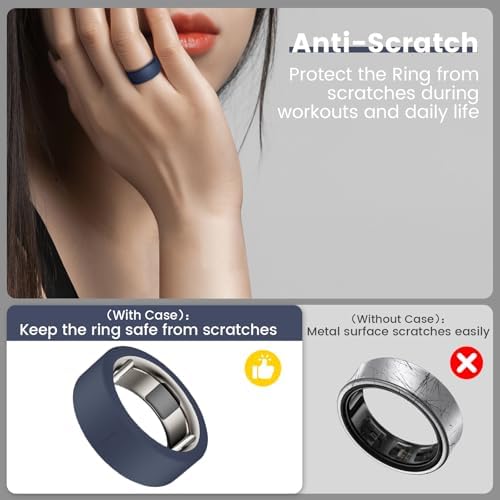 10 Pack Ring Cover Compatible with Oura Ring Gen 4/Ceramic  Oura Ring Gen 3  Anti Scratch Elastic Silicone Oura Ring Protector Case for Men Women Working Out Gym  10Collors 4  S  6/7/8/9/10