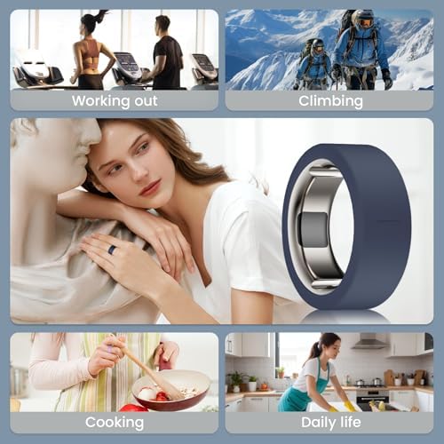 10 Pack Ring Cover Compatible with Oura Ring Gen 4/Ceramic  Oura Ring Gen 3  Anti Scratch Elastic Silicone Oura Ring Protector Case for Men Women Working Out Gym  10Collors 4  S  6/7/8/9/10