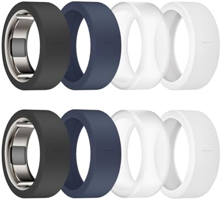 10 Pack Ring Cover Compatible with Oura Ring Gen 4/Ceramic  Oura Ring Gen 3  Anti Scratch Elastic Silicone Oura Ring Protector Case for Men Women Working Out Gym  10Collors 4  S  6/7/8/9/10
