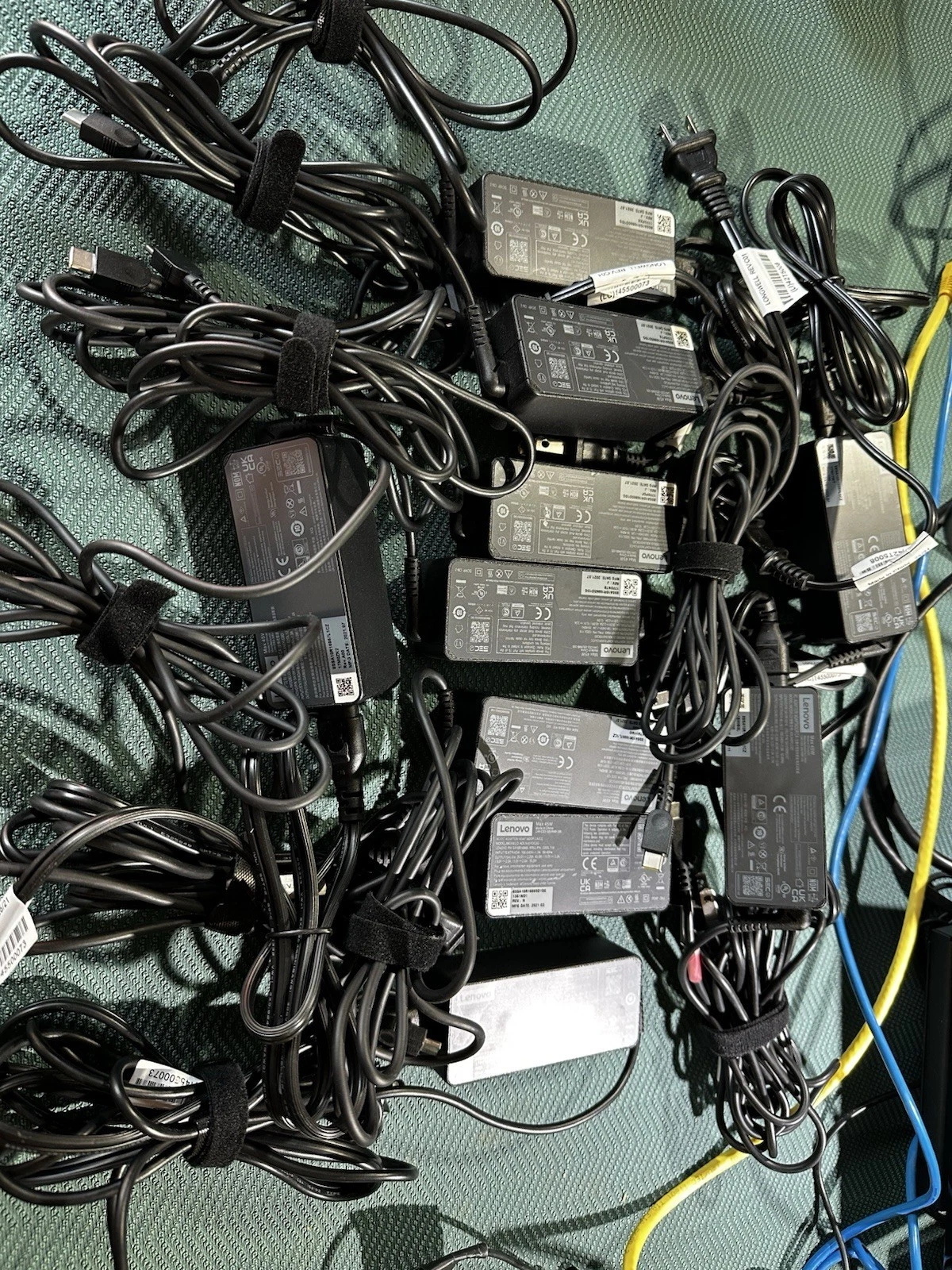 10 Pcs Original Lenovo 45W 20V 2 25A USB C Laptop AC Adapter Charger