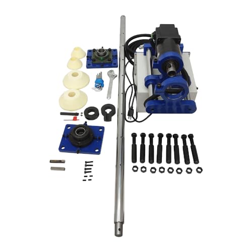 110V 1.5KW Perforadora de Agujero Máquina de perforación portátil con barra de mandrinar de 63 pulgadas y control de mango Diámetro del orificio de procesamiento 1.8"-6.3" para maquinaria