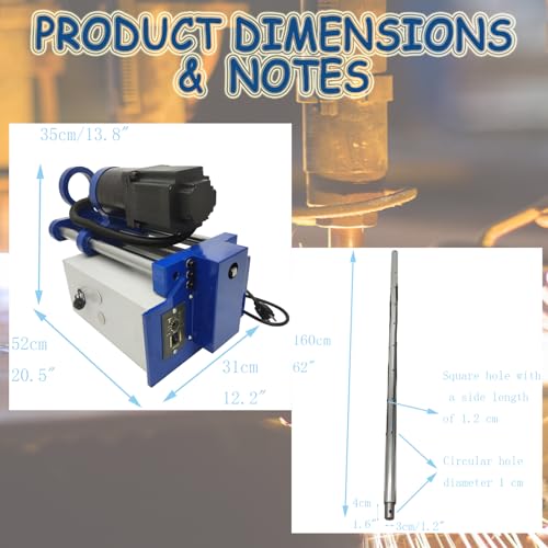 110V 1 5KW Hole Drilling Machine Portable Line Boring Machine with in 63in Boring Bar and Handle Control Processing Hole Dia 1 8 6 3 for Engineering Machinery LT 40 2 