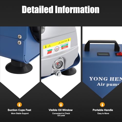 110V 30MPA Electric Air Compressor Pump  110V 300Bar 4500PSI High Pressure Two stage Compression Separator YONG HENG Auto Shut Air Pump for Cars  Motorbike  Electric Vehicles