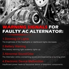 11273 Alternator Compatible with Ford Edge 2007 2014  Fusion 2010 2012  Tauru   