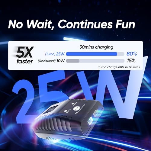1/14 Brushless RC Cars Fast 50 mph 4WD Waterproof All Terrain Truck with 2 Lipo Batteries and 25W Fast Charger 4x4 Hobby MTR RC Truck with 3S Battery