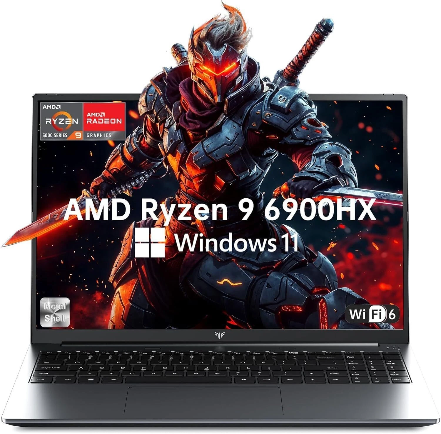 1200P 16" FHD Laptop AMD Ryzen 9 6900HX 16GB DDR5 512GB SSD Notebook Windows 11