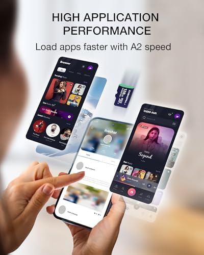 128GB CT100 microSDXC UHS I Memory Card with Adapter   up to 100MB/s  C10  U3  V30  4K UHD  A2  Micro SD Card for Smartphones  Tablets  Cameras  Gaming Consoles  and Drones  1 Pack 