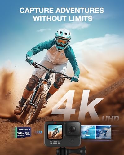 128GB CT100 microSDXC UHS I Memory Card with Adapter   up to 100MB/s  C10  U3  V30  4K UHD  A2  Micro SD Card for Smartphones  Tablets  Cameras  Gaming Consoles  and Drones  1 Pack 