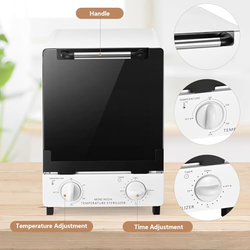 12L 110V High Temperature Sterilizer Dry Heat Sterilizer Metal Tool Nail Tool Sterilizer Art Salon Portable Tool Manicure two layers