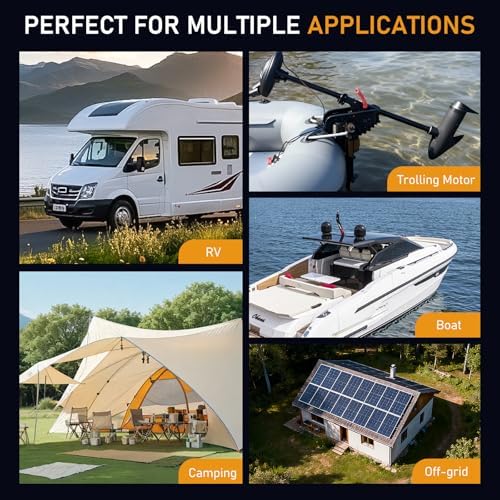 12V 300Ah LiFePO4 Lithium Battery  Built in 150A BMS  3840Wh Rechargeable Batteries  Up to 15000 Deep Cycles  Low Temp Protection Lithium Iron Phosphate Battery for RV  Camping  Marine  Off grid