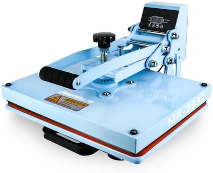 12x10 Inch Heat Press Machine for T Shirts Digital Industrial Sublimation Printer for Heat Transfer Vinyl Intelligent Green Press Machine for HTV Heat Transfer Projects