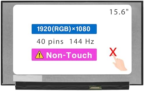 15 6 Screen Replacement for MSI Thin GF63 12VE 066US LCD Display Panel 40 pin 144 Hz  FHD 1920   1080 Non Touch 