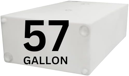16 Gallon RV Fresh Water Tank  Potable Water Storage Tank for Drinking  Cooking  Cleaning  Showering  for Campers  Trailers  Motorhomes  RVs  Cube Shape  25 x 15 x 11  WT 5545