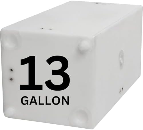 16 Gallon RV Fresh Water Tank  Potable Water Storage Tank for Drinking  Cooking  Cleaning  Showering  for Campers  Trailers  Motorhomes  RVs  Cube Shape  25 x 15 x 11  WT 5545