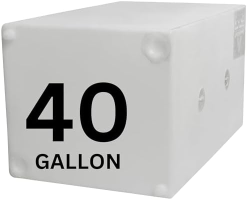 16 Gallon RV Fresh Water Tank  Potable Water Storage Tank for Drinking  Cooking  Cleaning  Showering  for Campers  Trailers  Motorhomes  RVs  Cube Shape  25 x 15 x 11  WT 5545