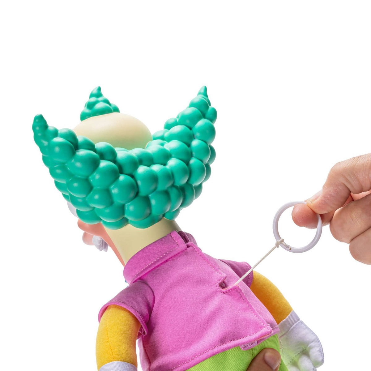 16" Talking Krusty Pull String Doll Plush  2 Modes  Good/Evil Switch  Classic Phrases  Original Packaging