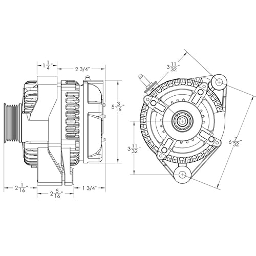 170 Amp Racing Alternator by Mechman for 1992 2000 Toyota Supra 3 0L & 4 0L