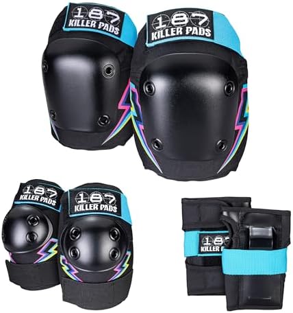 187 Killer Pads Six Pack Pad Set  Elbow Pads  Knee Pads  and Wrist Guard