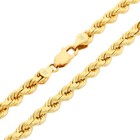 Cadena de oro amarillo de 18k con corte de diamante, de 2 mm a 5 mm, para hombre y mujer, de 16" a 28".