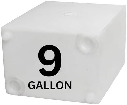 19 Gallon RV Fresh Water Tank  Potable Water Storage Tank for Drinking  Cooking  Cleaning  Showering  for Campers  Trailers  Motorhomes  RVs  Cube Shape  30 x 16 x 10  WT 5450 