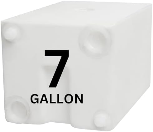 19 Gallon RV Fresh Water Tank  Potable Water Storage Tank for Drinking  Cooking  Cleaning  Showering  for Campers  Trailers  Motorhomes  RVs  Cube Shape  30 x 16 x 10  WT 5450 