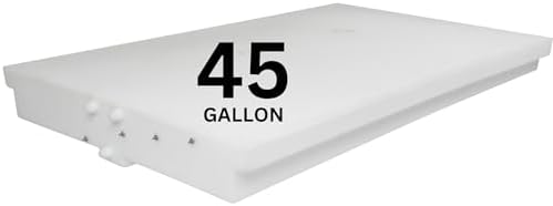 19 Gallon RV Fresh Water Tank  Potable Water Storage Tank for Drinking  Cooking  Cleaning  Showering  for Campers  Trailers  Motorhomes  RVs  Cube Shape  30 x 16 x 10  WT 5450 