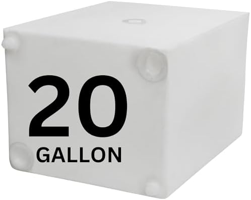 19 Gallon RV Fresh Water Tank  Potable Water Storage Tank for Drinking  Cooking  Cleaning  Showering  for Campers  Trailers  Motorhomes  RVs  Cube Shape  30 x 16 x 10  WT 5450 