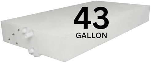 19 Gallon RV Fresh Water Tank  Potable Water Storage Tank for Drinking  Cooking  Cleaning  Showering  for Campers  Trailers  Motorhomes  RVs  Cube Shape  30 x 16 x 10  WT 5450 