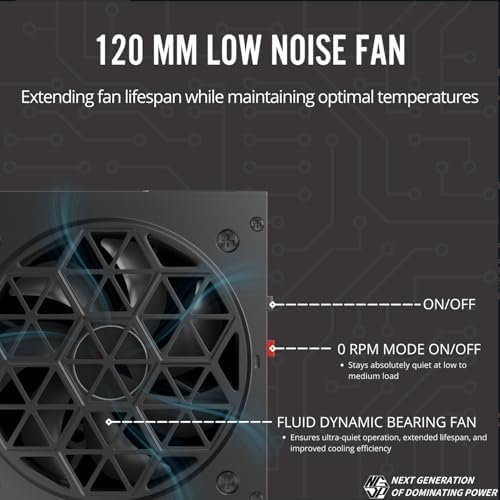 1STPLAYER NGDP 850W Fully Modular PSU  80 Plus Gold/Cybenetics Platinum/PPLP Gold  ATX 3 1 / PCI E 5 1  Low Noise FDB Fan  Zero RPM  Japanese Electrolyte Capacitor