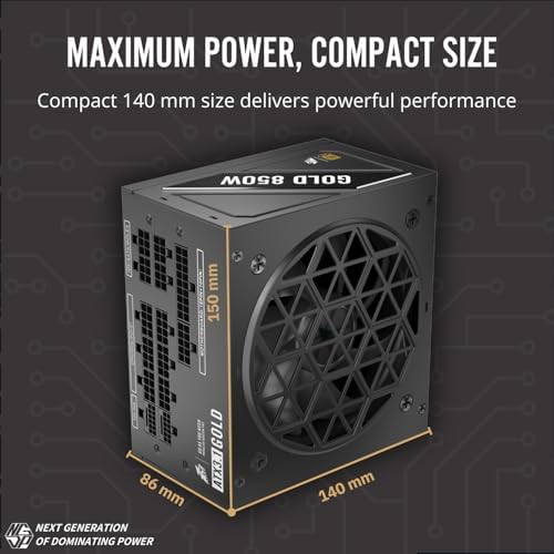 1STPLAYER NGDP 850W Fully Modular PSU  80 Plus Gold/Cybenetics Platinum/PPLP Gold  ATX 3 1 / PCI E 5 1  Low Noise FDB Fan  Zero RPM  Japanese Electrolyte Capacitor