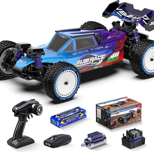 1 12 Brushless RC Cars Fast 50 mph Hobby Electric Off Road Buggy 4WD Racing RC Truck with 3S Batteries 25W Fast Charging RTR 4X4 Remote Control Cars