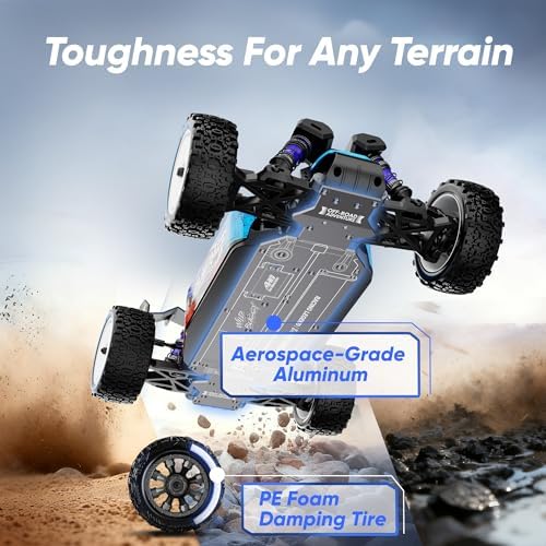 1 12 Brushless RC Cars Fast 50 mph Hobby Electric Off Road Buggy 4WD Racing RC Truck with 3S Batteries 25W Fast Charging RTR 4X4 Remote Control Cars